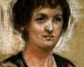 Retrato al pastel de Maria Saenz de Zaitegui - 伊格纳西奥·狄亚兹·奥拉诺